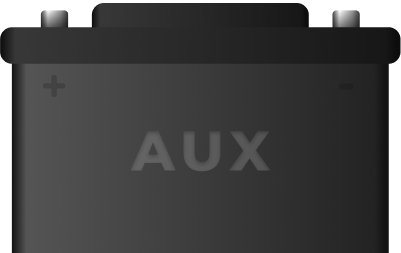 12V battery (AUX)